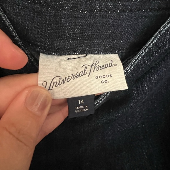 Universal Thread Blue Denim Overalls with Adjustable Straps - Picture 2 of 3